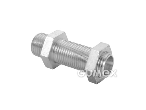 Panelové šroubení vysokotlaké, vnější závit M14x1,5 s kontramatkou, délka 49mm, lehká řada, ocel
